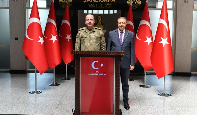 2. Ordu Komutanı Orgeneral Ergün, Şanlıurfa Valisi Şıldak'ı ziyaret etti