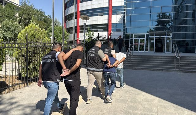 Adıyaman'da uyuşturucu operasyonunda 3 şüpheli yakalandı