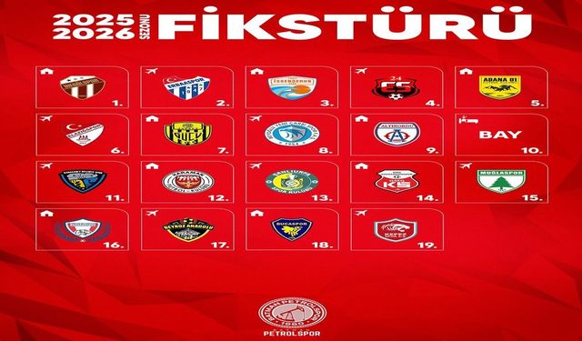 Batman Petrolspor Fikstürü Açıklandı: İlk Maç Evde