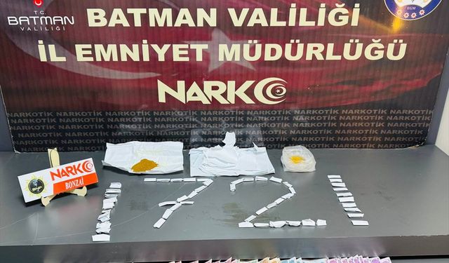 Batman'da Yasa Dışı Madde Operasyonlarında 8 tutuklama