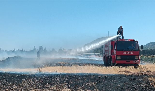 Gaziantep'te çıkan anız yangını kontrol altına alındı