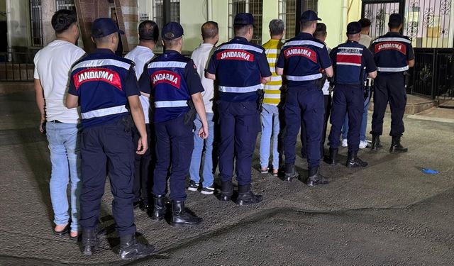 Gaziantep'te suç örgütüne yönelik operasyonda 6 zanlı tutuklandı