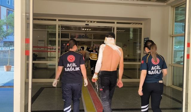 GÜNCELLEME - Siirt'te benzinli el sondaj makinesinin alev alması sonucu 3 işçi yaralandı