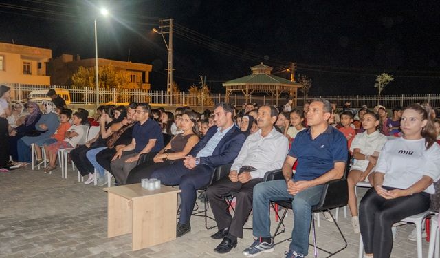 Kilis'te açık hava sinema keyfi