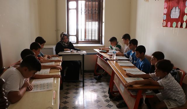 Kilis'te öğrenciler için düzenlenen yaz okulu başladı