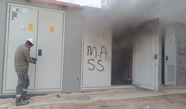 Mardin'de trafoda çıkan yangın söndürüldü