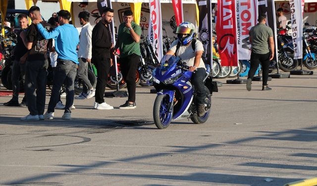 Motosiklet tutkunları Gaziantep'teki motofestte bir araya geldi