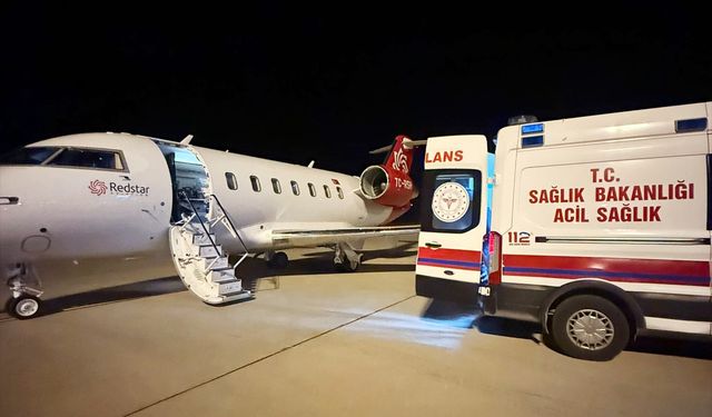 Şanlıurfa'da kalp rahatsızlığı olan bebek, ambulans uçakla İstanbul'a gönderildi