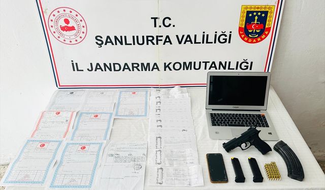 Şanlıurfa'da tefecilik operasyonunda 1 şüpheli yakalandı