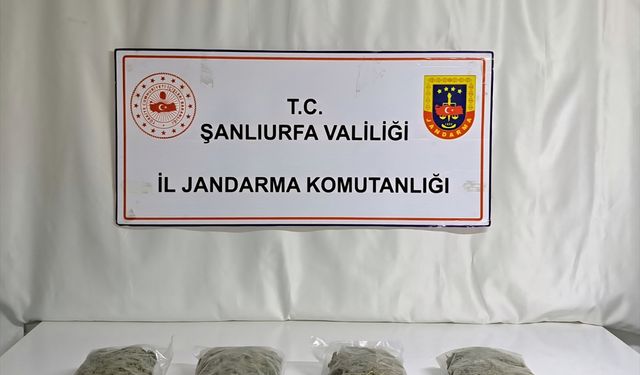 Şanlıurfa'da uyuşturucu operasyonunda 3 şüpheli yakalandı