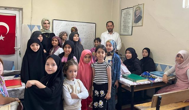 Sason'da yaz Kur'an kurslarına ziyaret