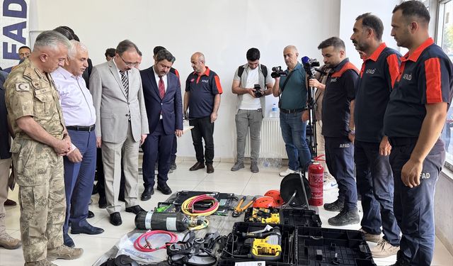 Siirt'te 'AFAD Destek Gönüllüleri Kimlik Kartı Dağıtım Töreni' düzenlendi