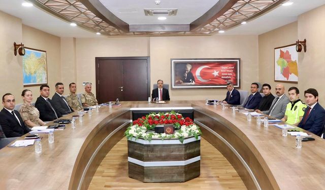 Siirt'te İl Güvenlik ve Asayiş Koordinasyon Toplantısı yapıldı