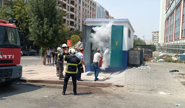 Siirt'te trafoda çıkan yangın söndürüldü