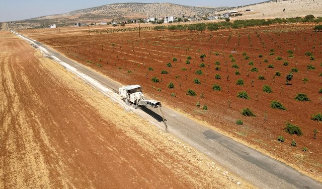 Araban'ın kırsal mahalle yollarında yenileme çalışmaları başladı