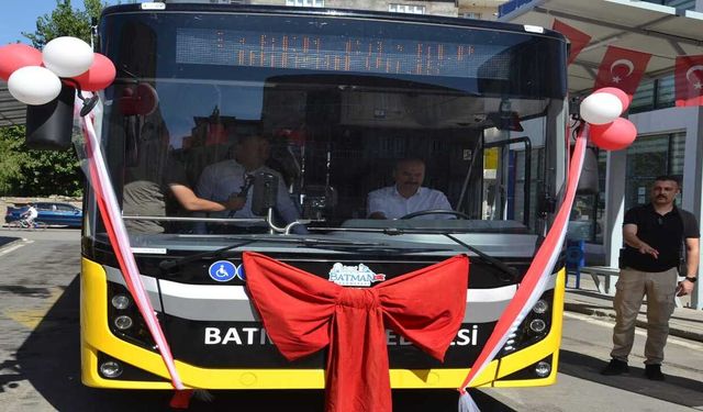 Batman'a 3 Yeni Körüklü Otobüs...