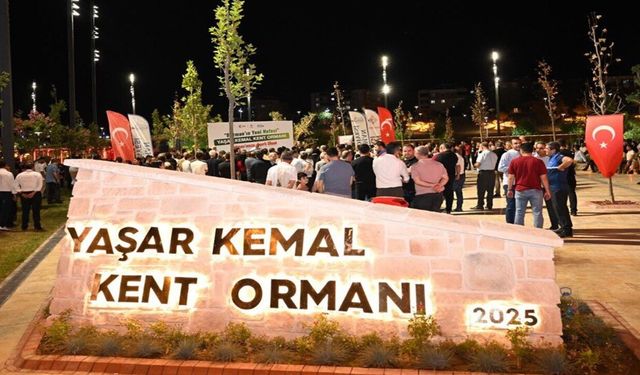 Yaşar Kemal Kent Ormanı Kirlilikle Mücadele Ediyor