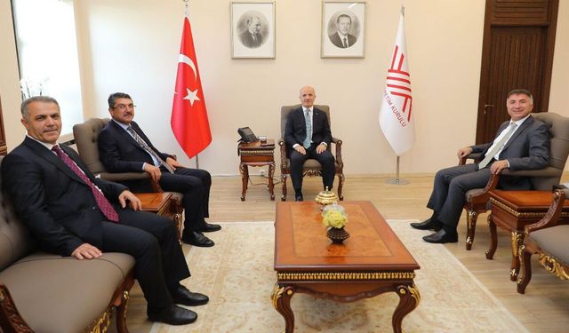 Batman Heyetinden YÖK Başkanı'na "Hayırlı Olsun" Ziyareti