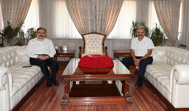 Siirt Valisi Kızılkaya'dan Vali Canalp'e Ziyaret