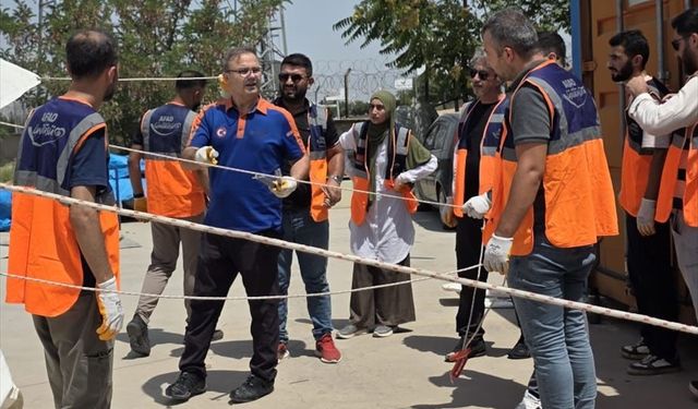 Batman'da AFAD Gönüllülerine Saha Eğitimi