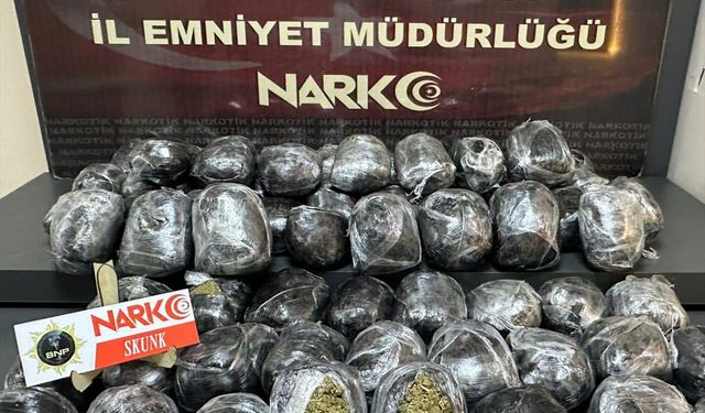 Batman'da durdurulan iki otomobilde 22 kilo 150 gram skunk ele geçirildi