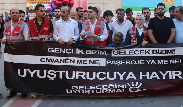 Batman'da Yasa Dışı Maddelerle Mücadelede Basın Açıklaması