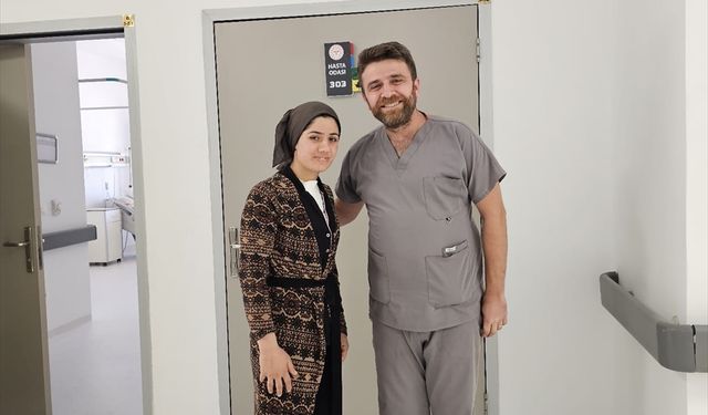 Çermik'te guatr ameliyatı yapılan kadın sağılığına kavuştu