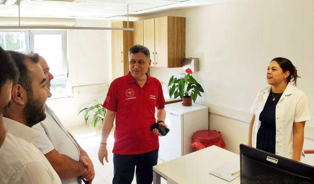 Gaziantep İl Sağlık Müdürü Şahin, Araban'da sağlık hizmetlerini inceledi