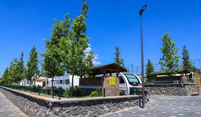 Gaziantep'teki karavan park 4 yılda 20 binden fazla kişiyi ağırladı