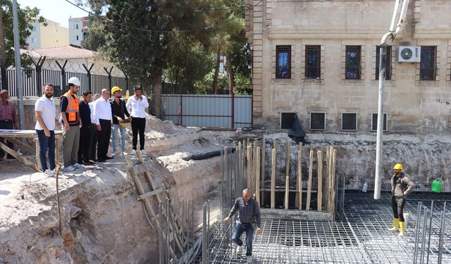 Midyat Belediyesi ek hizmet binasının temeli atıldı