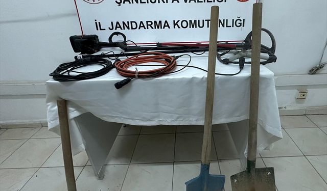 Şanlıurfa'da izinsiz kazı yapan 4 şüpheli suçüstü yakalandı