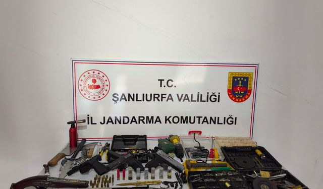 Şanlıurfa'da silah kaçakçılığı operasyonunda 2 şüpheli yakalandı