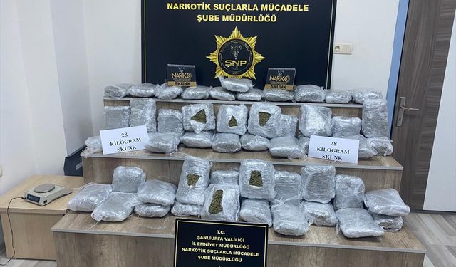 Şanlıurfa'da uyuşturucu operasyonunda 2 zanlı tutuklandı