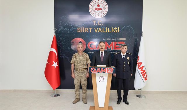 Siirt'te 'Asayiş ve Güvenlik Değerlendirme Toplantısı' düzenlendi