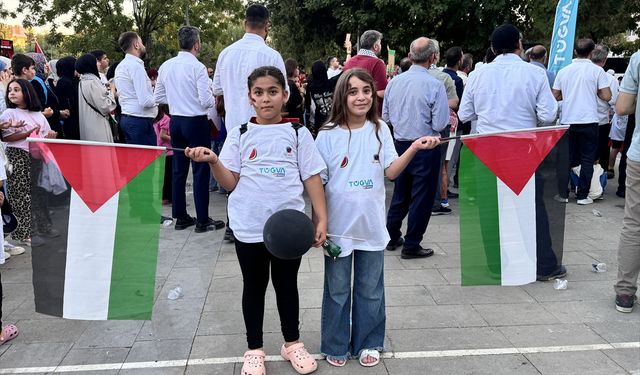 Siirt'te Gazze'ye destek yürüyüşü düzenlendi