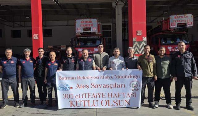 Batman İtfaiyesinin Arama Kurtarma Ekibi Suya Daldı