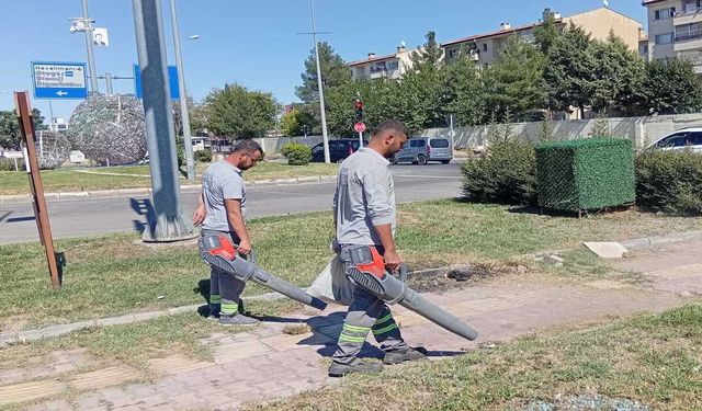 Batman Gültepe Kavşağında Temizlik Çalışmaları