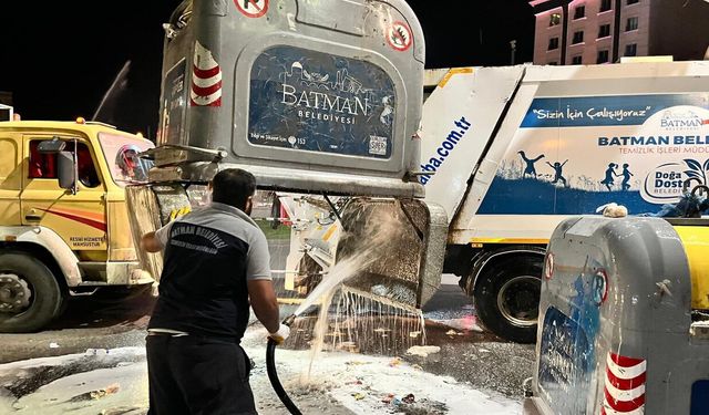 Batman'da Cadde Cadde Temizlik