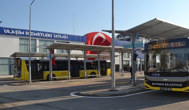 Batman'da Toplu Taşımaya Yoğun İlgi
