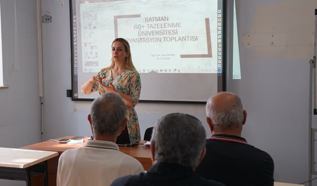 Batman’da 60 Yaş Üzeri Bireyler Üniversiteye Döndü
