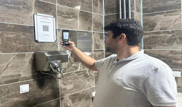 Batman'da Hastane Temizliğine QR Kodlu Çözüm