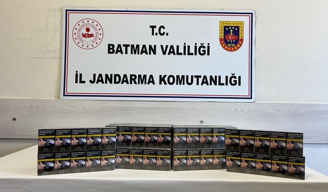 Batman'da Kaçak Sigara Operasyonu