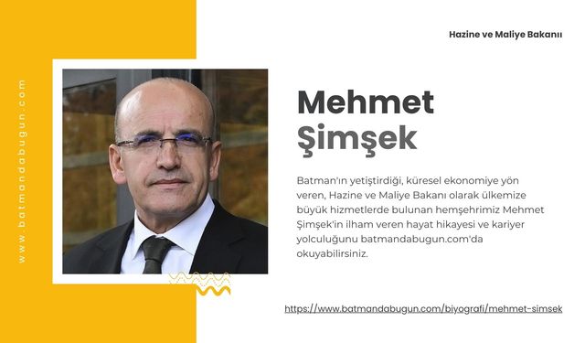 Batman'dan Dünyaya Yayılan Değerlerimiz - Mehmet Şimşek