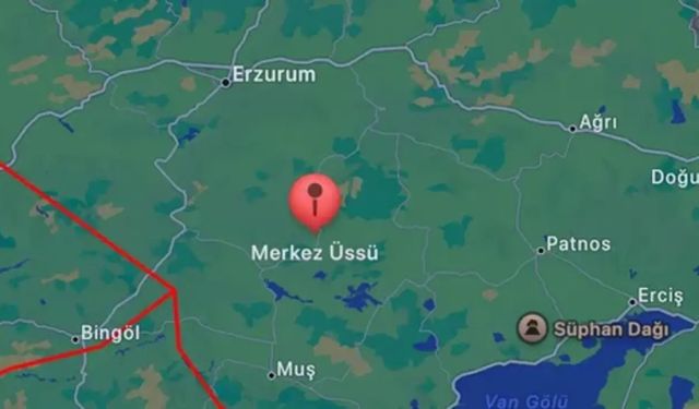Erzurum'da 4.4 Büyüklüğünde Deprem