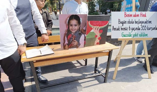 Gazze İçin Batman'da Boş Sıralar Eylemi