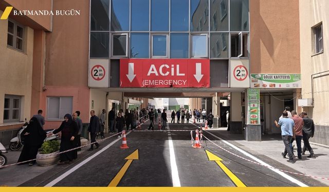 Batman'da İki Büyük Hastanenin Otoparkı Yenilendi