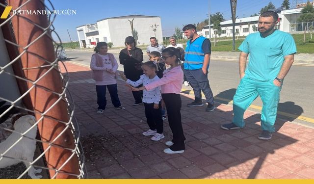 Batman'da Özel Çocuklar Can Dostlarıyla Buluştu