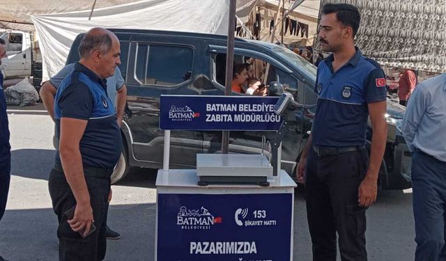 Batman’daki Esnafa Terazi Denetimi