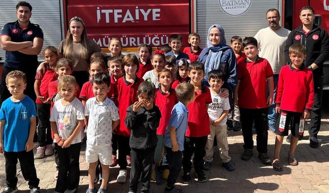 Batman’ın Miniklerine Yangın Eğitimi