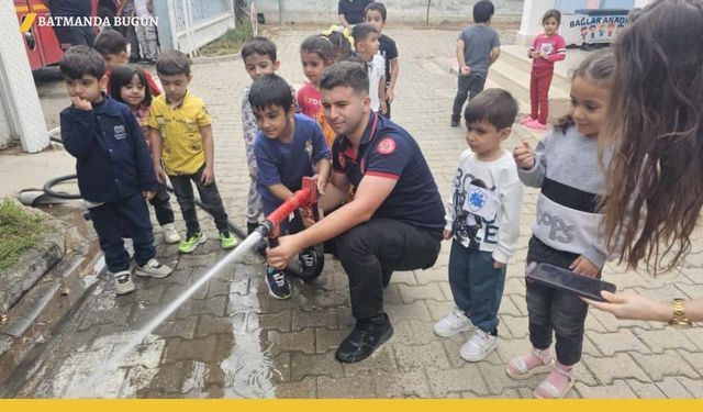 Belediye'den Miniklerimize Yangın Eğitimi